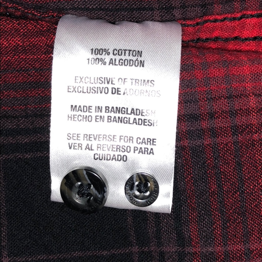 MENS AUTHENTIC WOOLRICH PLAID LONG SLEEVE SHIRT - Picture 4 of 5
